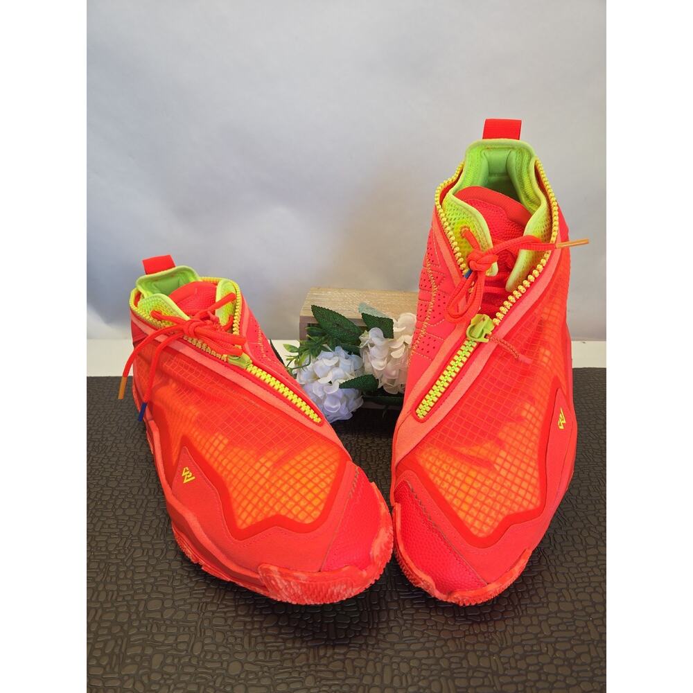 JORDAN WHY NOT .6 BRIGHT CRIMSON RED BASKETBALL SHOES DO7189-607 Sz 14 US